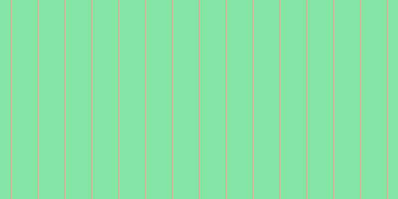 #0ccd4e (50%), #eba393 vertical lines, two pixels wide, fifty-two pixels apart