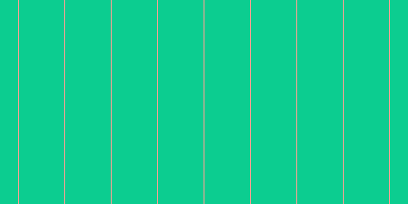 #0ccd90, #eba393 vertical lines, two pixels wide, eighty-nine pixels apart