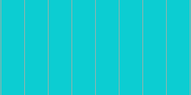 #0ccdd2, #eba393 vertical lines, two pixels wide, ninety-seven pixels apart