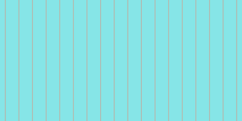 #0ccdd2 (50%), #caa393 vertical lines, two pixels wide, forty-three pixels apart