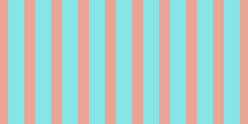 #0ccdd2 (50%), #eba393 vertical lines, thirty-five pixels wide, fifty-two pixels apart