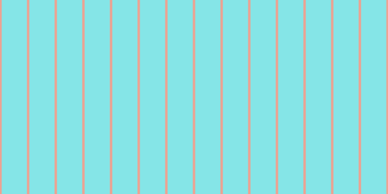 #0ccdd2 (50%), #eba393 vertical lines, five pixels wide, fifty-two pixels apart