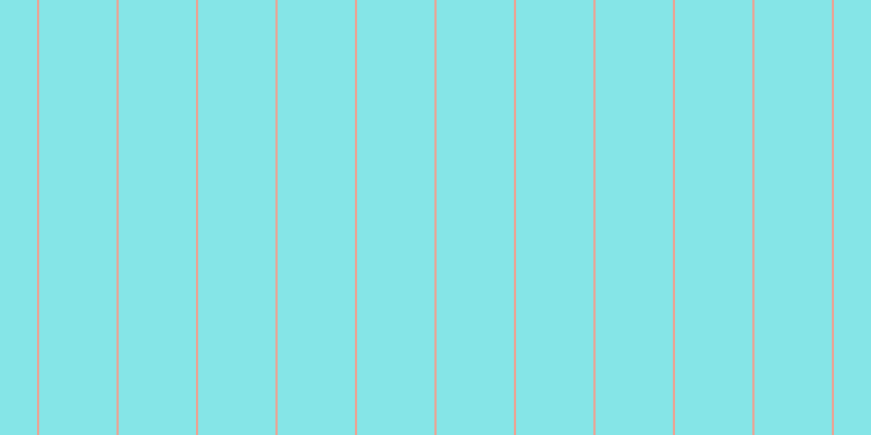 #0ccdd2 (50%), #eba393 vertical lines, two pixels wide, seventy-one pixels apart