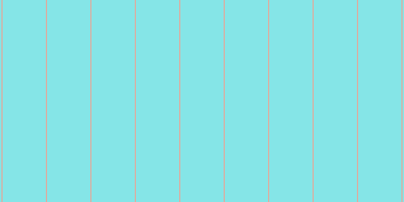 #0ccdd2 (50%), #eba393 vertical lines, two pixels wide, eighty-six pixels apart