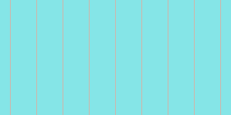 #0ccdd2 (50%), #eba393 vertical lines, two pixels wide, eighty-nine pixels apart