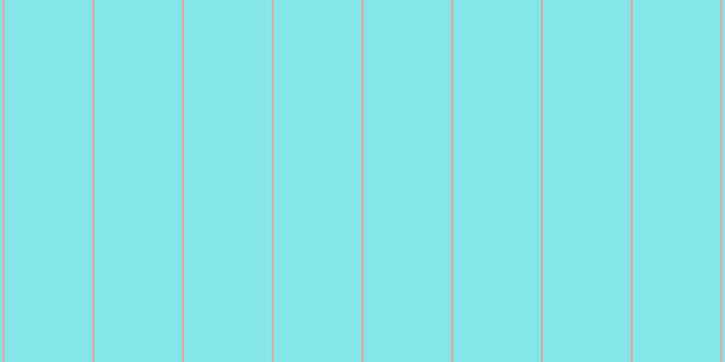 #0ccdd2 (50%), #eba393 vertical lines, two pixels wide, ninety-seven pixels apart