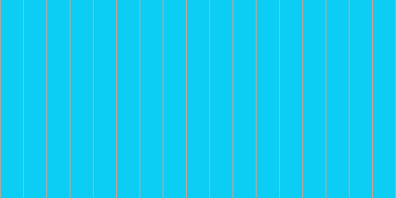 #0ccdf3, #caa393 vertical lines, two pixels wide, forty-five pixels apart