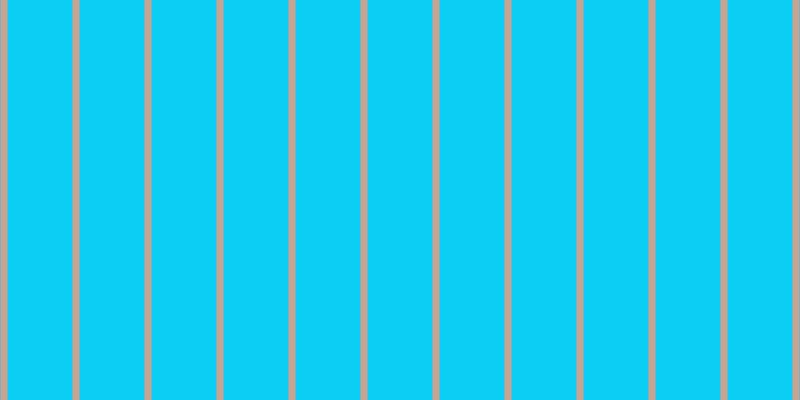 #0ccdf3, #caa393 vertical lines, seven pixels wide, sixty-five pixels apart