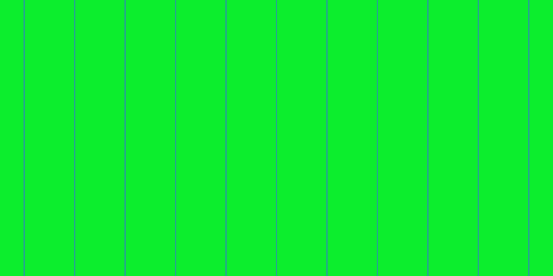 #0cee2d, #25a393 vertical lines, two pixels wide, seventy-one pixels apart