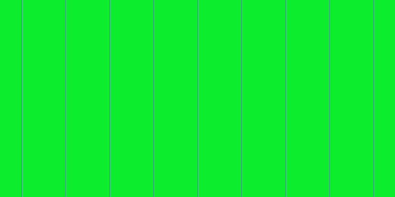 #0cee2d, #46a393 vertical lines, two pixels wide, eighty-seven pixels apart
