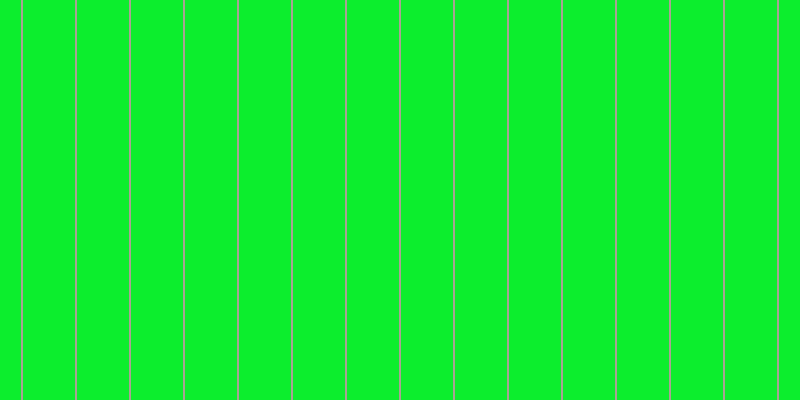 #0cee2d, #a9a393 vertical lines, two pixels wide, fifty-two pixels apart