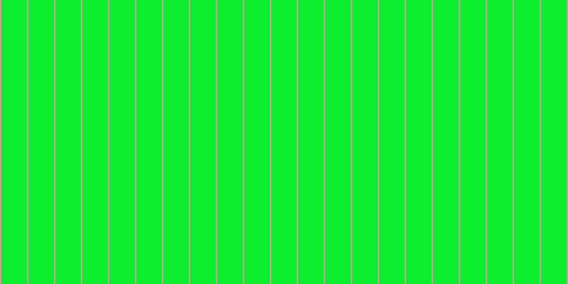 #0cee2d, #caa393 vertical lines, two pixels wide, thirty-six pixels apart