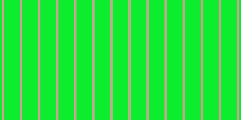 #0cee2d, #caa393 vertical lines, eight pixels wide, fifty-two pixels apart