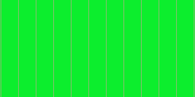 #0cee2d, #caa393 vertical lines, two pixels wide, seventy pixels apart
