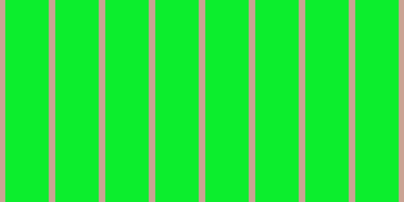#0cee2d, #caa393 vertical lines, thirteen pixels wide, eighty-six pixels apart