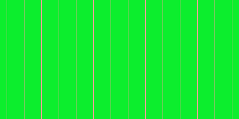 #0cee2d, #eba393 vertical lines, two pixels wide, fifty-six pixels apart