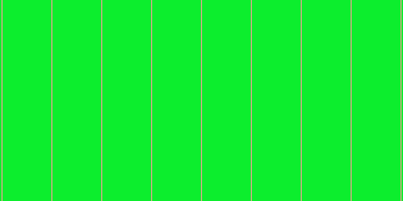 #0cee2d, #eba393 vertical lines, two pixels wide, ninety-seven pixels apart