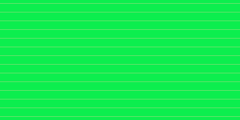 #0cee4e, #dbd393 horizontal lines, one pixels wide, twenty-eight pixels apart