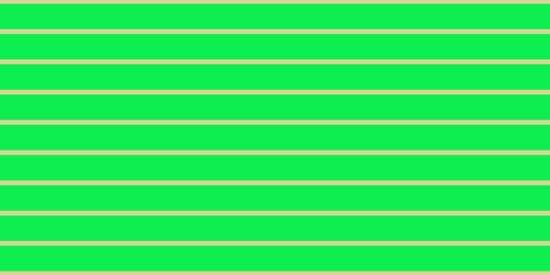 #0cee4e, #dbd393 horizontal lines, seven pixels wide, thirty-seven pixels apart