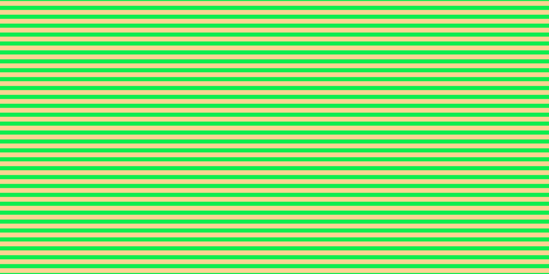 #0cee4e, #fcd393 horizontal lines, seven pixels wide, six pixels apart