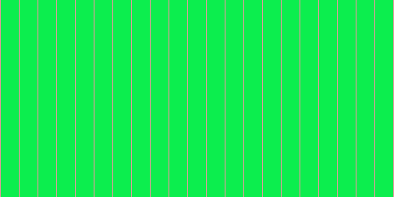 #0cee4e, #caa393 vertical lines, two pixels wide, thirty-six pixels apart