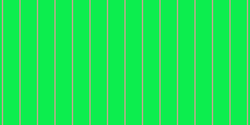#0cee4e, #caa393 vertical lines, four pixels wide, fifty-two pixels apart