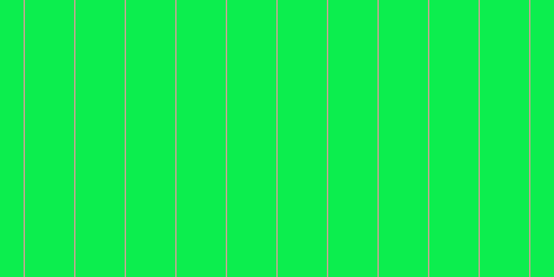 #0cee4e, #caa393 vertical lines, two pixels wide, seventy-one pixels apart
