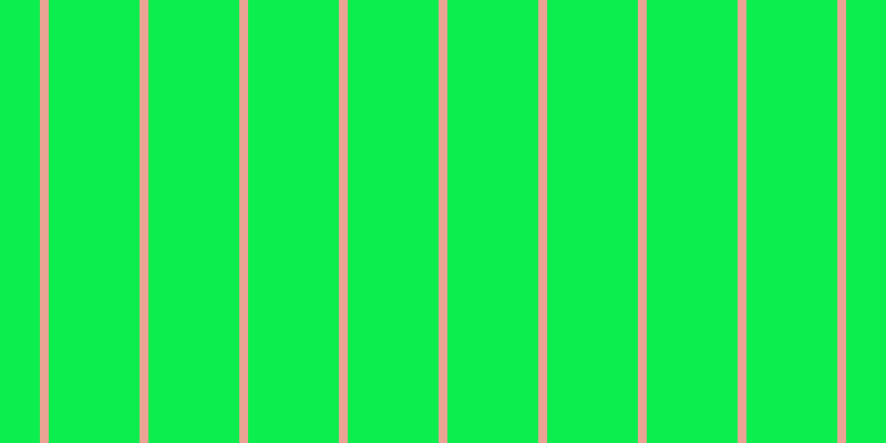 #0cee4e, #eba393 vertical lines, eight pixels wide, eighty-two pixels apart