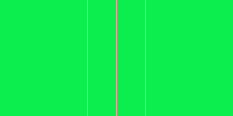#0cee4e, #eba393 vertical lines, two pixels wide, ninety-seven pixels apart