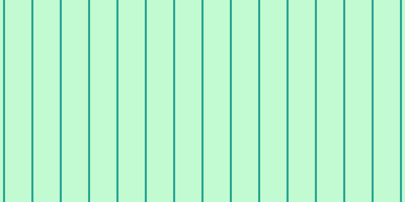 #0cee4e (25%), #25a393 vertical lines, four pixels wide, fifty-two pixels apart