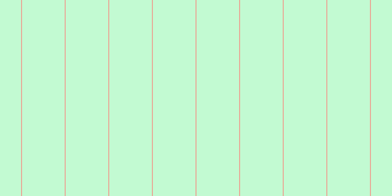 #0cee4e (25%), #eba393 vertical lines, two pixels wide, eighty-seven pixels apart