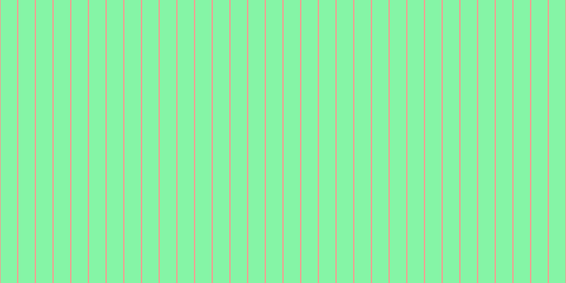#0cee4e (50%), #eba393 vertical lines, two pixels wide, twenty-three pixels apart
