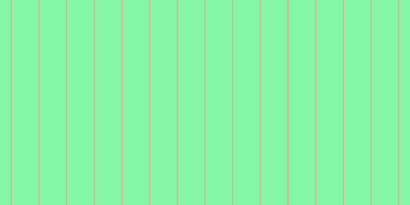 #0cee4e (50%), #eba393 vertical lines, two pixels wide, fifty-two pixels apart