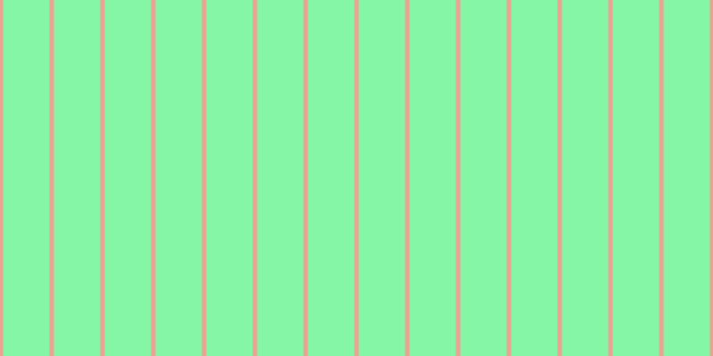 #0cee4e (50%), #eba393 vertical lines, five pixels wide, fifty-two pixels apart
