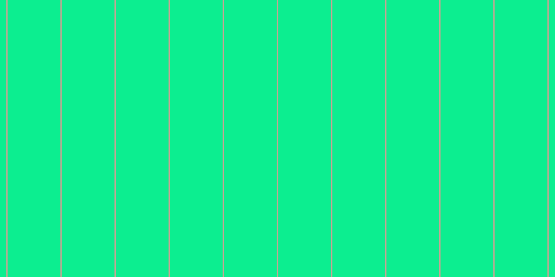 #0cee90, #caa393 vertical lines, two pixels wide, seventy-six pixels apart