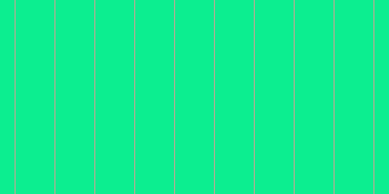 #0cee90, #caa393 vertical lines, two pixels wide, eighty pixels apart