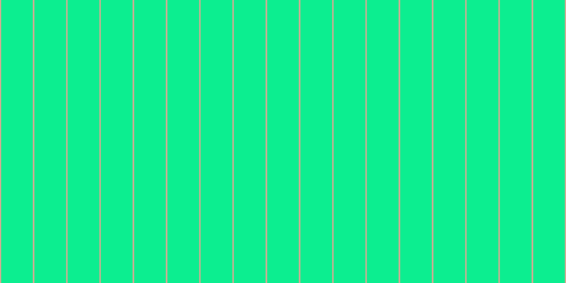 #0cee90, #eba393 vertical lines, two pixels wide, forty-five pixels apart