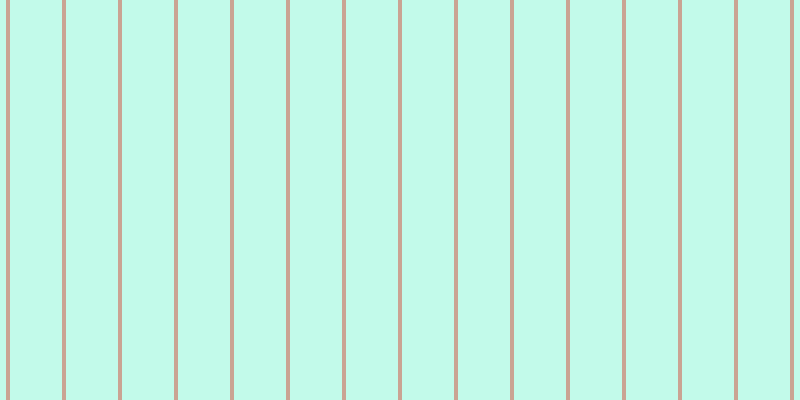 #0ceeb1 (25%), #caa393 vertical lines, four pixels wide, fifty-two pixels apart