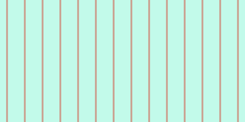 #0ceeb1 (25%), #caa393 vertical lines, six pixels wide, fifty-two pixels apart