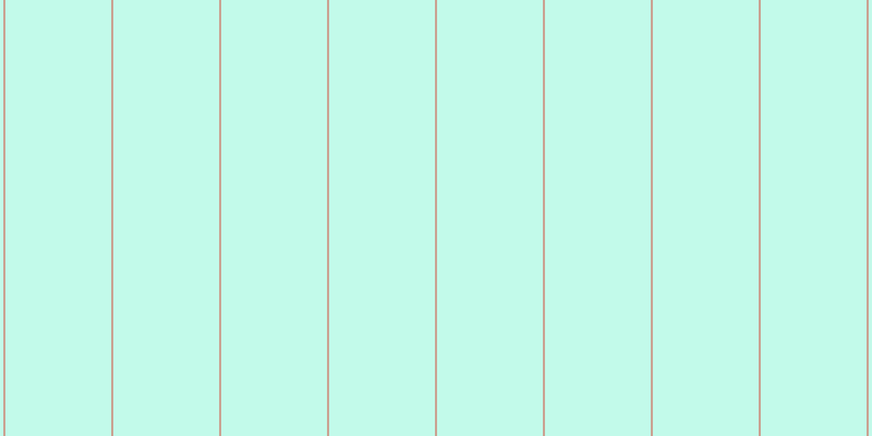 #0ceeb1 (25%), #caa393 vertical lines, two pixels wide, ninety-seven pixels apart