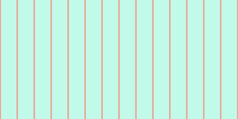 #0ceeb1 (25%), #eba393 vertical lines, five pixels wide, fifty-two pixels apart