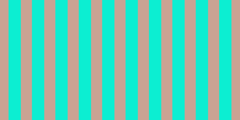 #0ceed2, #caa393 vertical lines, thirty-seven pixels wide, forty-one pixels apart