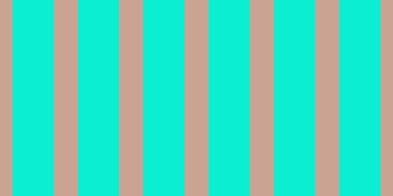 #0ceed2, #caa393 vertical lines, forty-nine pixels wide, eighty-four pixels apart