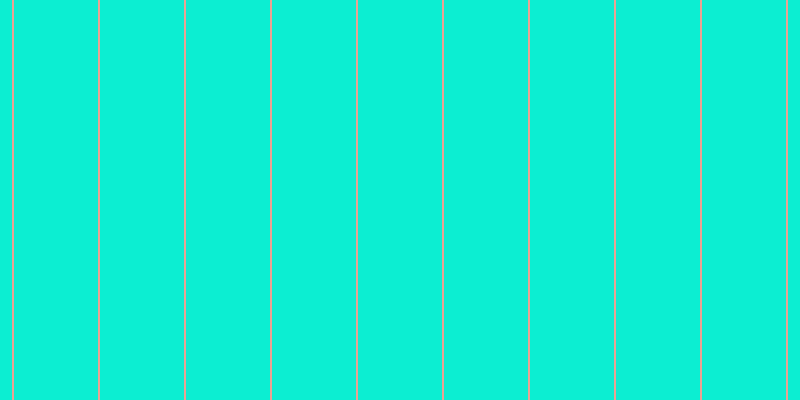 #0ceed2, #eba393 vertical lines, two pixels wide, eighty-four pixels apart