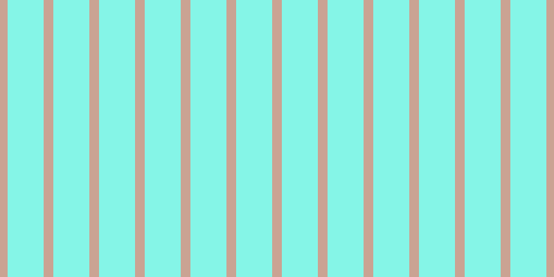 #0ceed2 (50%), #caa393 vertical lines, fourteen pixels wide, fifty-two pixels apart