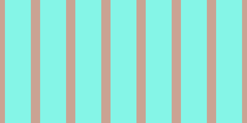 #0ceed2 (50%), #caa393 vertical lines, thirty pixels wide, eighty-four pixels apart