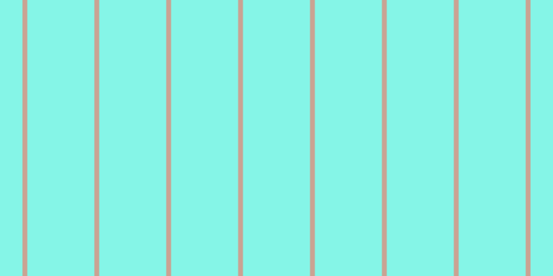 #0ceed2 (50%), #caa393 vertical lines, seven pixels wide, ninety-seven pixels apart