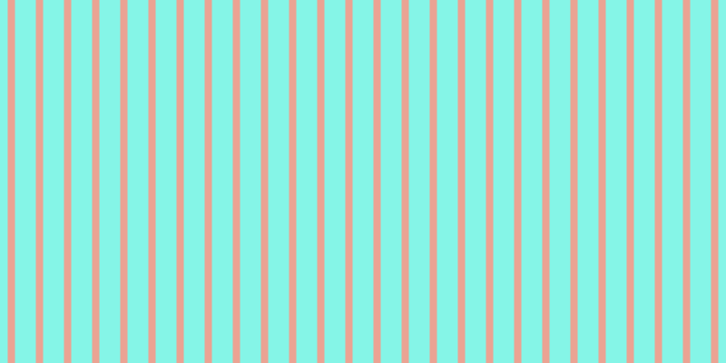 #0ceed2 (50%), #eba393 vertical lines, eight pixels wide, twenty-three pixels apart