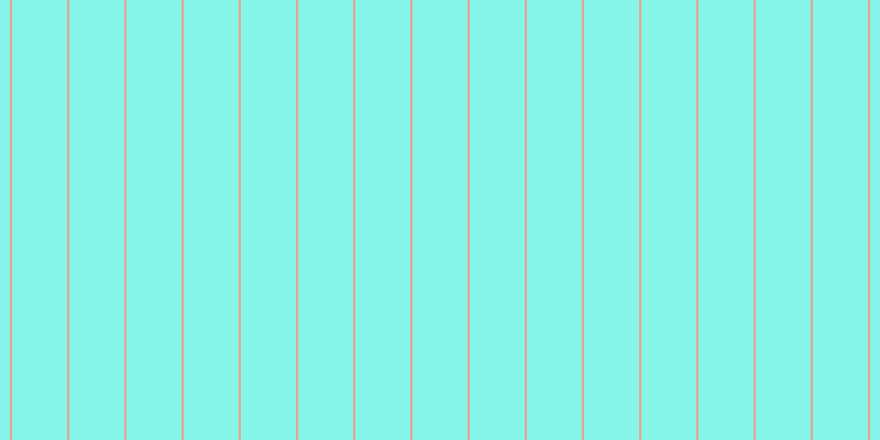 #0ceed2 (50%), #eba393 vertical lines, two pixels wide, fifty pixels apart