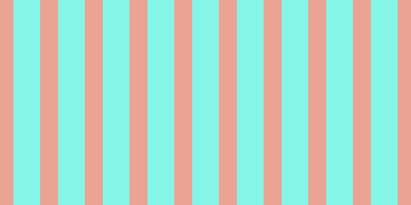 #0ceed2 (50%), #eba393 vertical lines, thirty-five pixels wide, fifty-two pixels apart